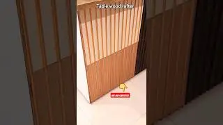 table wood pvc rafter panel installation | fluted panelinstallation