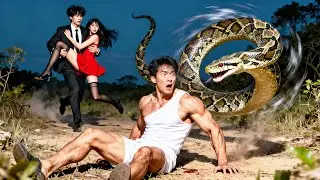 Abandoned and swallowed by a python reborn he escapes the wild with a beauty