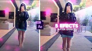 5 popular and rare efects II After effects tutorial II Español