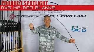 New 7&rsquo;10&rdquo; RainShadow RX6 Mag Bass rod blanks!