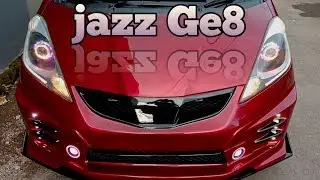 modifikasi honda jazz ge8 red candy