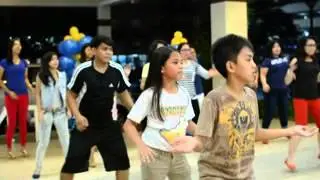 Zumba with the Kids at ETM Tax Agent Office 2014 Party