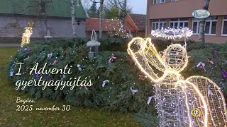 I. Adventi gyertyagyújtás - Bogács, 2025. november 30.