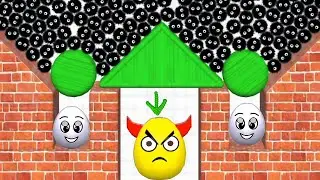 🤣 2&times;2 Games Challenges / Hide Ball Brain teaser games 🆚 creaky Stan 2048 Gameplay part 28