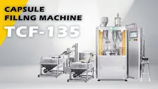 TCF-135 Capsule Filling machine with Checkweight and continuous monitoring compress force