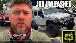 Here's a MALL CRAWLER 2008 Jeep Wrangler Unlimited Sahara w/ Accessories | For Sale Review Tour HD