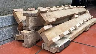 Transforming Wood Pallets and Tree Stumps into Stunning Interior Decor