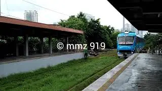 DOST-MIRDC Hybrid Electric Train arriving PNR Dela Rosa Station