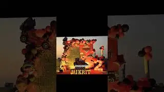 Jai krit car theme decor #music #birthday #event #themeparty #decoration #viral #viralvideo
