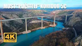 【4K】🇧🇦  Spojen grandiozni most u Počitelju: Pogledajte kako izgleda iz zraka DRON【4K】