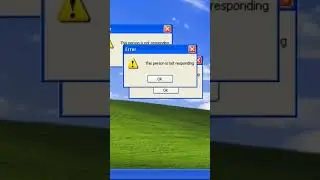 Windows xp crazy error