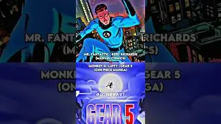 Mr. Fantastic | Reed Richards (MARVEL COMICS) vs Monkey D. Luffy | Gear 5 (One Piece Manga)