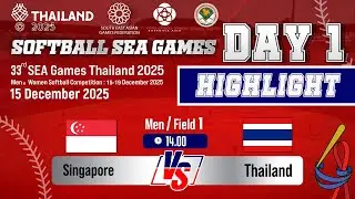 HIGHLIGHT  DAY 1  l  15 December Match No.4 (Men) SGP vs THA