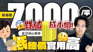 跌破成本價 珠海單價7000一平 低總價 高實用｜星河湖山春曉｜斗門｜珠海最低樓價｜退休養老