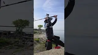peaceful fishing #fishing #fish #vikings #vikinglife #shorts #summer