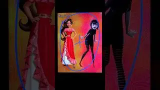 Princess Elena transformed into Mavis Dracula Hotel Transylvania #princess #transformation #glowup