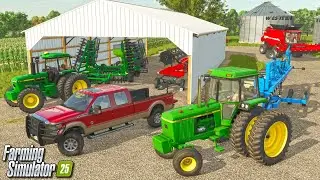 BUILDING A SMALL AMERICAN FARM FROM NOTHING IN FARMING SIMULATOR 25
