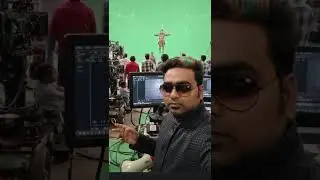 DIRECTOR SALMAN SAJJADI on the VFX shooting set #shorts