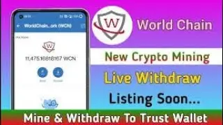 World Chain Mining Network App Instant Payment | Worldchain App | How to Withdraw