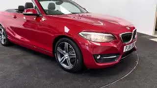 BMW Convertible 218d Sport Auto  160bhp PJ18OBA