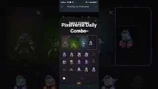 30 June Pixelverse  Daily Combo || 5 Million Coins Daily Combo #hamsterkombat #pixelverse