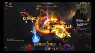 Diablo 3 RoS (Season 8) 2.4.2 - Wizard Firebird Archon Greater Rift 79 Solo
