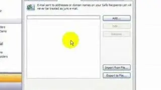 How to Configure Outlook 2003 Junk E-mail Options