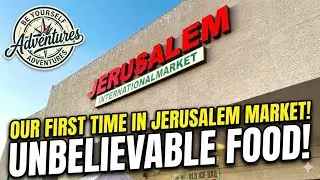 The Craziest Market We&rsquo;ve Ever Seen? (Jerusalem Vlog) #food #market #jerusalem #olives