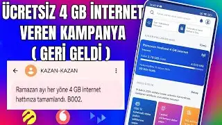 &Uuml;CRETSİZ 4 GB İNTERNET KAMPANYASI T&Uuml;M HATLAR - Bedava İnternet 2026