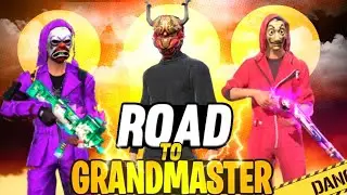 ROAD TO GRANDMASTER IN 8 HOUR || NEW RANK SEASON 24 FREE FIRE || KHOPDI YT