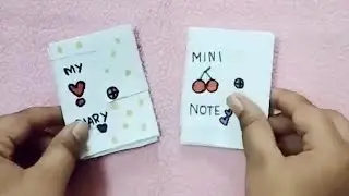 Small Paper Notebook | Easy Paper book - A4 size paper | Mini Diary | #shorts #diy