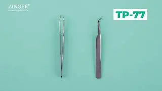 Пинцет ZINGER серии MASTERS арт. TP-77