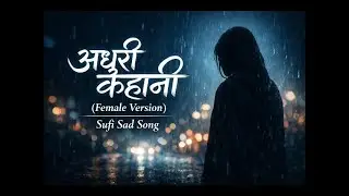 अधूरी कहानी (Female Version) | Sufi Sad Song | Ishq, Dard & Tanhai