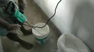 How To Apply Wall Putty And Install Putty Mixer Machine