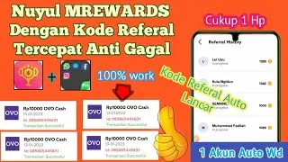 Janji Ga Cuan?! Nuyul Aplikasi Mrewards Tercepat Dengan Kode Referal - Cukup 1 Hp Tanpa Undang Teman