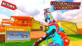 FULL DRAW LEGENDARY BY15 BOBA BLASTER+ REVIEW WEAPON CODM 