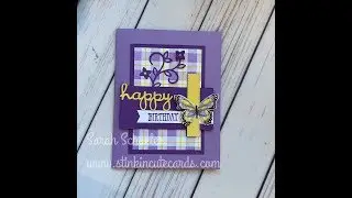 Well Said Stamp Set - Custom Made Plaid - Feb Take Three