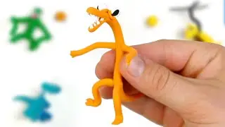 ORANGE | Making ALL Rainbow Friends 2 MONSTERS with Clay
