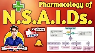 NSAIDs Pharmacology/Non Steroidal Anti Inflammatory Drugs/Aspirin/Paracetamol/Indomethacin...
