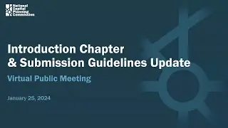 Comprehensive Plan and Submission Guidelines Updates Public Meeting &ndash; Jan 25, 2024
