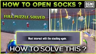 How to open Christmas socks? | Bgmi socks open trick | *Must interact with stocking again*