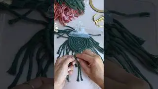 Produzindo porta copos redondo ✨ #producao #portacopos #macrame #artesanato #tutorial