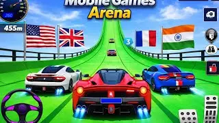 Ramp CAR Racing Game (level 12-20) #rampcar​ #carracing​ #carracing3d​ #gaming #gameplay 