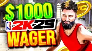 $1,000 NBA 2K25 WAGER VS THE BEST ISO GUARD IN NBA 2K25!