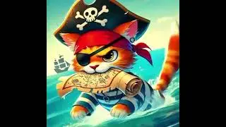 мультфильм для детей. Pirate Cat: A Thrilling Adventure
