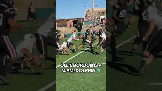 Ollie Gordon is a Miami Dolphin 🐬 #nfldraft