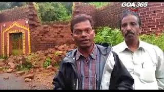 Chatrapati Shivaji memorial fort wall collapses
