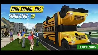 School Bus Simulator Driving:High School Drive 3D |Bus Game |Android Game