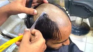 Satisfying Barber ASMR – Bald Head Shave for Deep Relaxation” The Most Relaxing Headshave ASMR