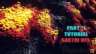Houdini Tutorial | For beginner | Part - 01 | Tamil